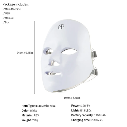 Máscara LED Glow Anti-Edad