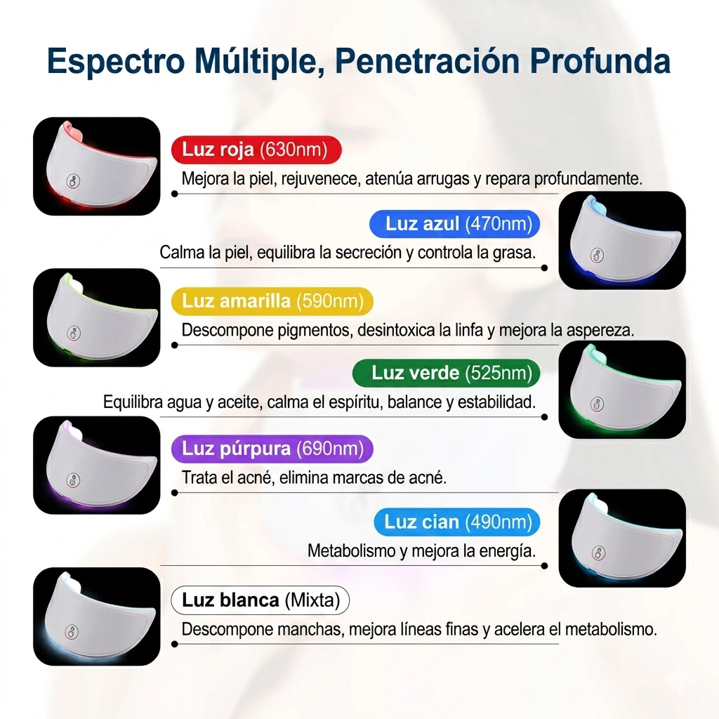 Máscara LED Glow Anti-Edad