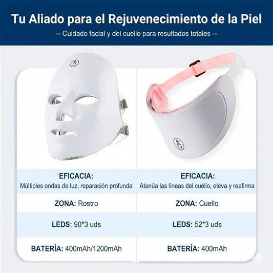 Máscara LED Glow Anti-Edad